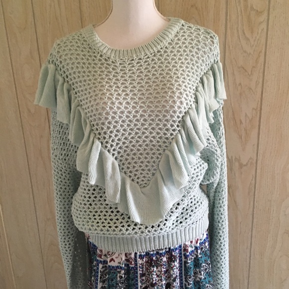 Mint knit sweater - Picture 10 of 11